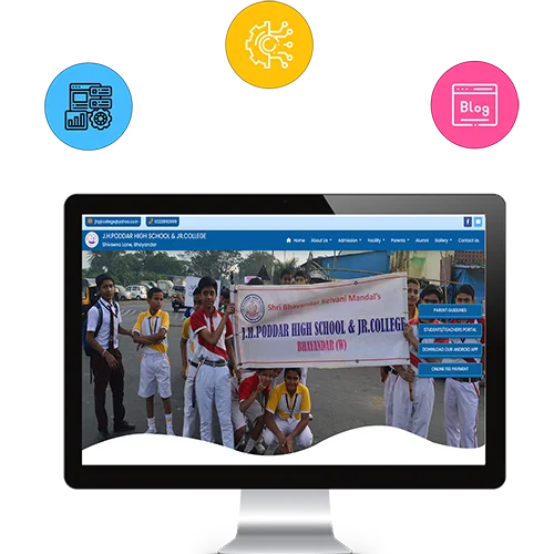 scientific study school website management